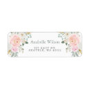 Search for spring garden blooms return address labels Elegant