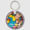 Search for picture round key rings Birthday
