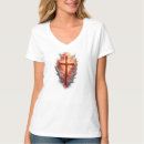 Search for cross and flame clothing Jesus