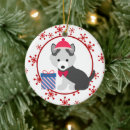 Search for white husky christmas tree decorations Animal