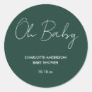 Search for green baby shower stickers Script