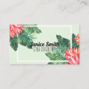 Search for tropical business cards Bright