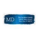 Search for brushstroke return address labels Stylish