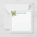 Search for sunflower note cards Stylish