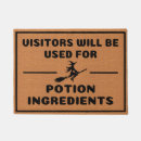 Search for witch doormats Typography