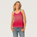 Search for on pink all over print womens tank tops watermelon