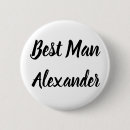 Search for wedding best man badges Black and white