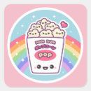 Search for cute popcorn stickers Kawaii