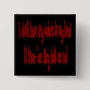 Search for sarcasm square badges Black