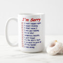 Search for apology mugs Apologies