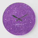 Search for purple clocks Glitter