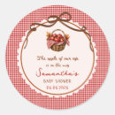 Search for red gingham stickers Apple
