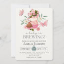 Search for teacup baby shower invitations Baby is brewing