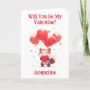 Search for raccoon valentines day cards Red