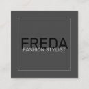 Search for fashion stylist business cards Black