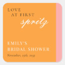 Search for modern bridal shower stickers Orange