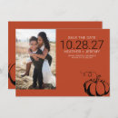Search for rust save the date postcards Pumpkin