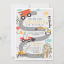 Search for work truck invitations Boy