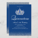 Search for royal blue quinceanera invitations Princess