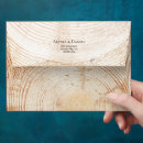Search for unique wedding envelopes Rustic