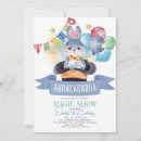 Search for magic show birthday invitations Magician