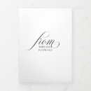 Search for mini wedding invitations Black and white