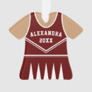 Search for cheerleading christmas tree decorations sports