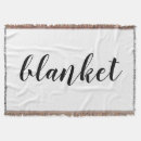 Search for cursive blankets Black