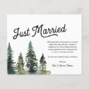 Search for just married wedding announcement cards Eloped