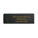 Search for black chalkboard return address labels Vintage
