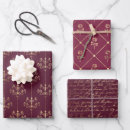 Search for maroon and gold wrapping paper Crimson
