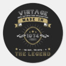Search for made in 1974 stickers Vintage