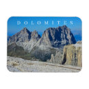 Search for dolomites mountains magnets Italian