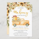 Search for a little honey is on the way baby shower invitations Gender neutral