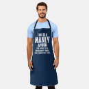 Search for manly aprons Bbq
