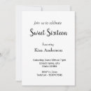 Search for whimsical sweet 16 invitations Elegant sweet sixteen
