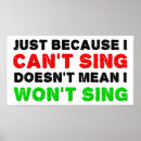 Search for i will sing posters Song