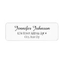 Search for envelope return address labels Minimalist