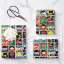 Search for characters wrapping paper Super hero