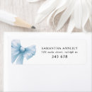 Search for blue ribbon return address labels Script