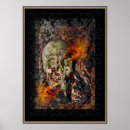 Search for flaming skull art Fire