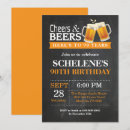 Search for cheers to 90 years birthday invitations Cheers and beers