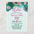 Search for tropical flowers birthday invitations Pineapple