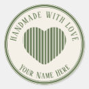 Search for handmade with love christmas stickers Heart