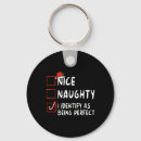 Search for christmas list key rings Naughty