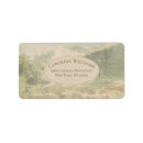 Search for european return address labels Vintage