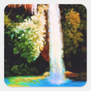 Search for waterfalls stickers Green