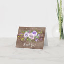 Search for purple bridal thank you cards Floral