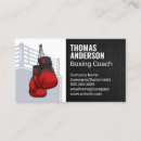 Search for boxing gym business cards Trainer