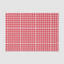 Search for red and white gingham tissue paper Country